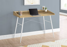 Load image into Gallery viewer, Computer Desk For Home Office, Laptop, Storage Shelves, Contemporary Versatile Placement - Natural