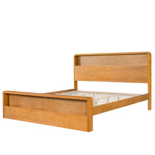 Load image into Gallery viewer, Bed Frame With Dual Open Storage Headboard And Footboard