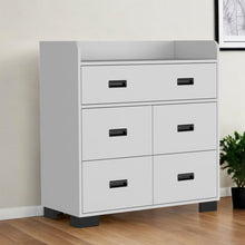 Load image into Gallery viewer, 5 Drawer Dresser - White