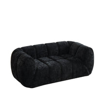 Load image into Gallery viewer, Quilted Cloud Sofa With Rounded Armrests And Piano Key Backrest Design