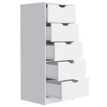 Load image into Gallery viewer, 5 Drawer Standard Chest - White