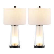 Load image into Gallery viewer, Lighthouse Table Lamps LED With Drum Shades (Set of 2) - Antiqued Bronze