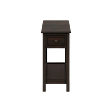 Load image into Gallery viewer, Accent End Table, 2 Tier, Storage Drawer, Transitional - Walnut