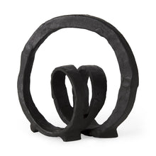 Load image into Gallery viewer, Fabric Tabletop Sculpture - Black