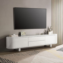 Load image into Gallery viewer, Keely - TV Stand - White High Gloss