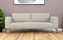 Load image into Gallery viewer, Sofa With Black Legs - Beige