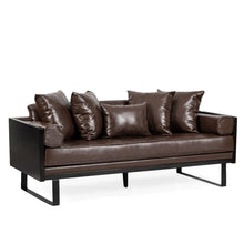 Load image into Gallery viewer, Contemporary Oversized Loveseat With Accent Pillow