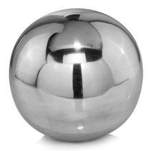 Load image into Gallery viewer, Buffed Decorative Orb Tabletop Sculpture - Silver