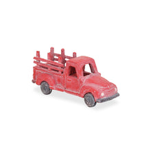 Load image into Gallery viewer, Hand Painted Decorative Truck Tabletop Sculpture - Red