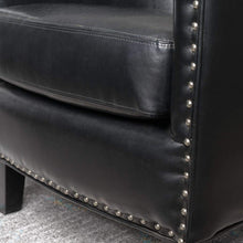 Load image into Gallery viewer, Enigmatica - Upholstered Club Chair With Nailhead Trim