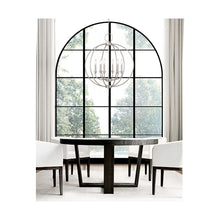 Load image into Gallery viewer, Six Light Dimmable Chandelier With Shades - Nickel