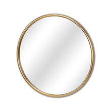 Load image into Gallery viewer, 24" Metal Round Accent Mirror - Gold