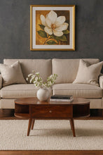 Load image into Gallery viewer, Oval Coffee Table With 1 Drawer - Chestnut