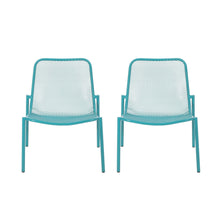 Load image into Gallery viewer, Outdoor Iron Chair With Mesh Design