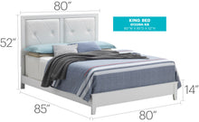 Load image into Gallery viewer, Padded Headboard Bed