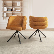 Load image into Gallery viewer, 270 Degree Swivel Upholstered Desk Chairs (Set of 2)
