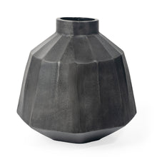 Load image into Gallery viewer, Geometric Round Table Vase - Gray