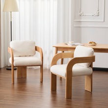 Load image into Gallery viewer, Dining Chairs With Pillow Back (Set of 2)