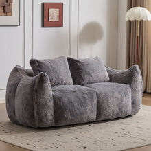 Load image into Gallery viewer, Giant Bean Bag Couch, Ultra Soft Fluffy Loveseat For Living Room