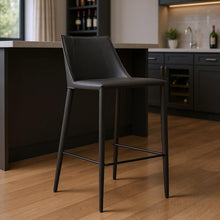 Load image into Gallery viewer, Steel Low Back Bar Height Bar Chair - Black