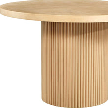 Load image into Gallery viewer, 48" Wood Pedestal Base Round Top Dining Table - Oak