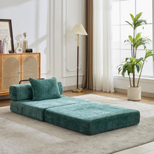 Load image into Gallery viewer, Convertible Floor Sofa Bed With Fixed Shape Frame For Living Room