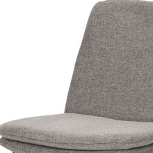 Load image into Gallery viewer, Upholstered Fabric Metal Dining Side Chair - Gray