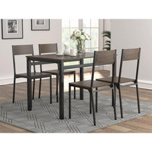 Load image into Gallery viewer, 5 Piece Dining Set - Black