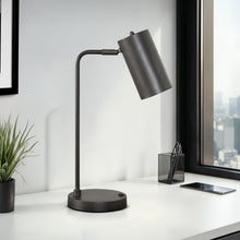 Load image into Gallery viewer, Lighting, Table Lamp, USB Port Included, Modern - Gray