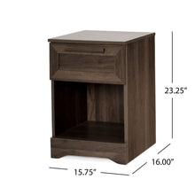 Load image into Gallery viewer, Broxon - Rustic Drawer Nightstand
