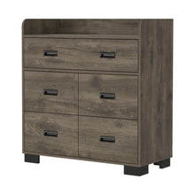 Load image into Gallery viewer, 34" Five Drawer Dresser - Dark Brown
