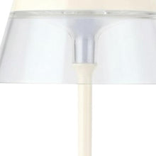 Load image into Gallery viewer, Geometric USB Bedside Lamps With Novelty Shades (Set of 2) - White