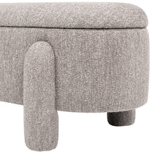 Load image into Gallery viewer, Hugo - Oval Fully Upholstered Storage Bench