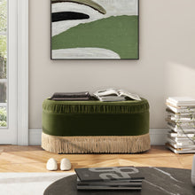 Load image into Gallery viewer, Serena - Contemporary Design Oval Storage Bench Ottoman