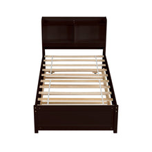 Load image into Gallery viewer, Twin Bed With Trundle, Bookcase