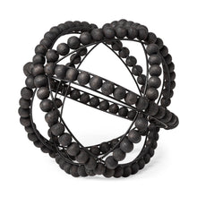 Load image into Gallery viewer, Bead Decorative Orb Sculpture - Black