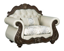Load image into Gallery viewer, Pierce - Chair With Pillow - Beige / Cherry