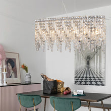 Load image into Gallery viewer, Chandelier Metal Ceiling Light - Silver