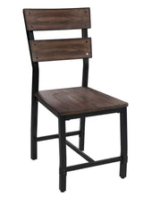 Load image into Gallery viewer, Fabric Wing Back Dining Side Chairs (Set of 2) - Lavender / Gold