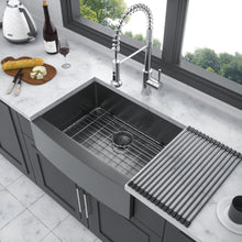 Load image into Gallery viewer, Farmhouse Kitchen Sink, Stainless Steel, Apron Front