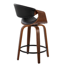 Load image into Gallery viewer, Symphony - Mid Century Modern Fixed Height Counter Stool With Swivel With Round Footrest (Set of 2)