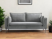 Load image into Gallery viewer, Black Legs Sofa - Gray