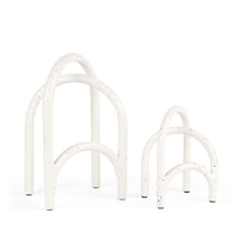 Load image into Gallery viewer, Modern Abstract Tabletop Sculptures (Set of 2) - White