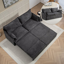 Load image into Gallery viewer, Pull Out Sofa Bed, Convertible Sleeper Sofa Couch, Side Storage, And USB / C - Type Charging Ports Chair