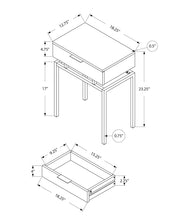 Load image into Gallery viewer, Spacious Table Top Accent Side Table, Storage Drawer, Contemporary & Modern