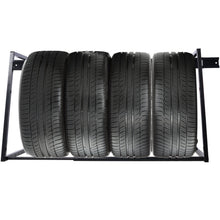 Load image into Gallery viewer, Heavy Duty Adjustable Garage Wall Multi-Tire Rack Storage - Black