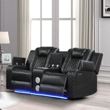 Load image into Gallery viewer, Benz - Power Reclining Loveseat & LED Lighting And Built In USB