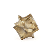 Load image into Gallery viewer, Faceted Orb Tabletop Sculpture (574108) - Gold