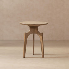 Load image into Gallery viewer, Carmel - Round Side Table - Antique Brown