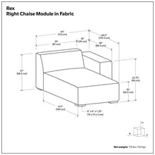 Load image into Gallery viewer, Rex - Chaise Sofa Module